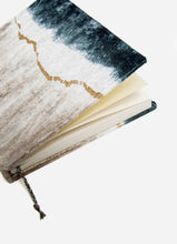 Load image into Gallery viewer, Geode Dip Dye Velvet Journal
