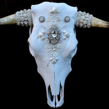 Load image into Gallery viewer, French Love Affair Cow Skull
