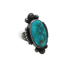Load image into Gallery viewer, Flora Turquoise Native American Ring
