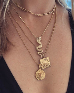Gold Cobra Necklace