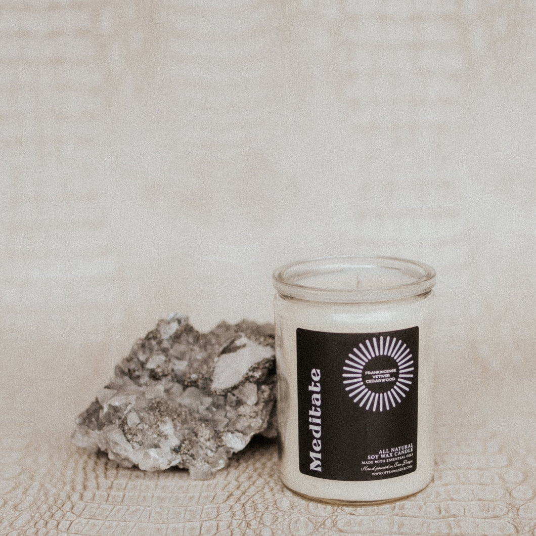 Meditate Essential Oil Candle