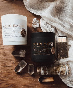 Moon Batch Candle - Black