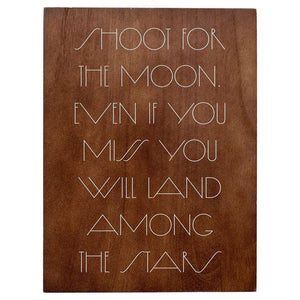 "Shoot for the Moon" Wall Decor