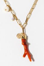 Load image into Gallery viewer, Lucky Coral Necklace
