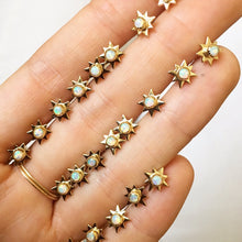 Load image into Gallery viewer, Opal Starburst Studs
