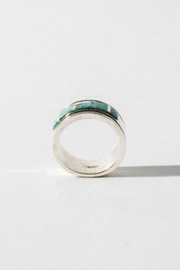 Mens Tribal Turquoise Ring
