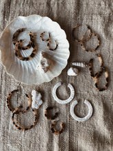 Load image into Gallery viewer, Pearl Grande Flat Hoops x Child of Wild
